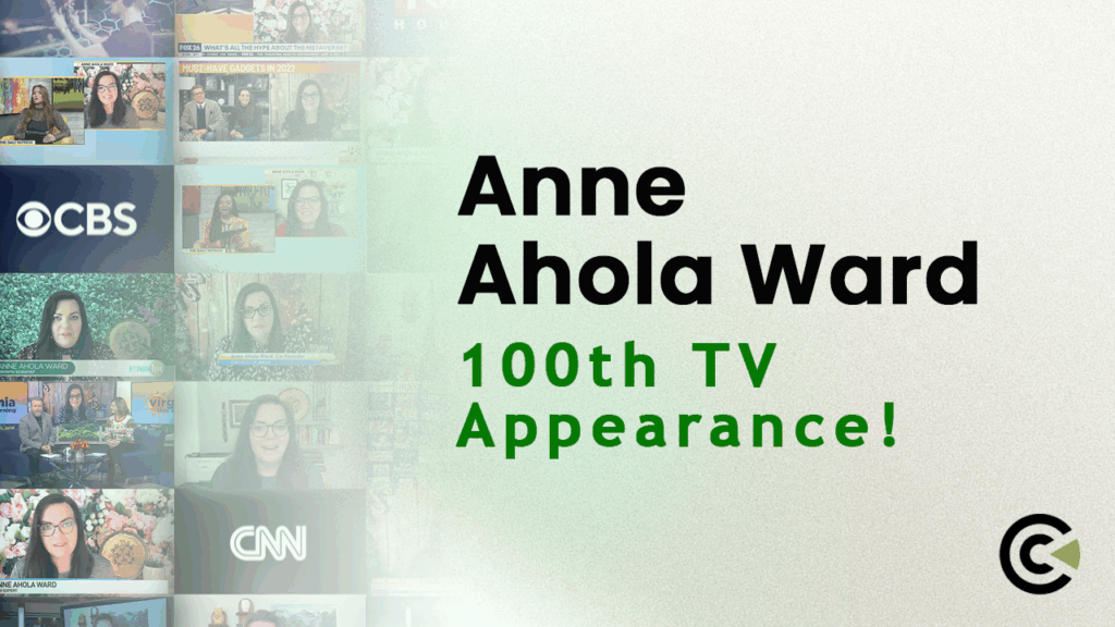 Anne Ahola Ward 100th TV Appearance